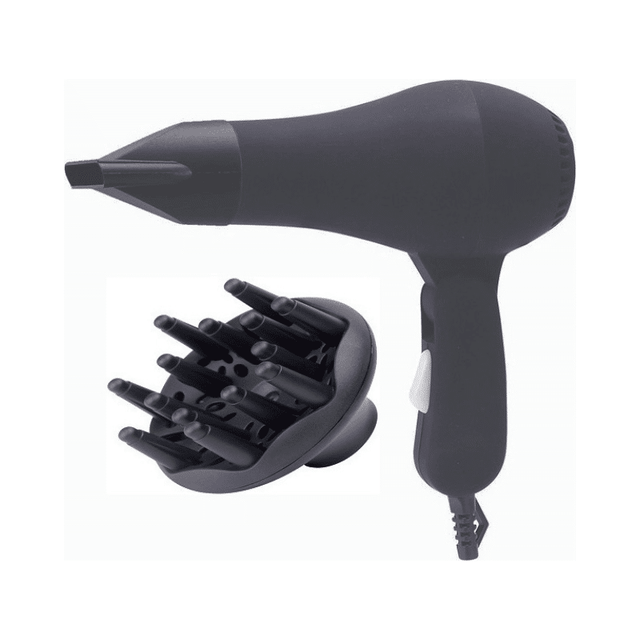 Πιστολάκι Σεσουάρ Μαλλιών με Φυσούνα 2000W Μαύρο E-3385 Sidirela