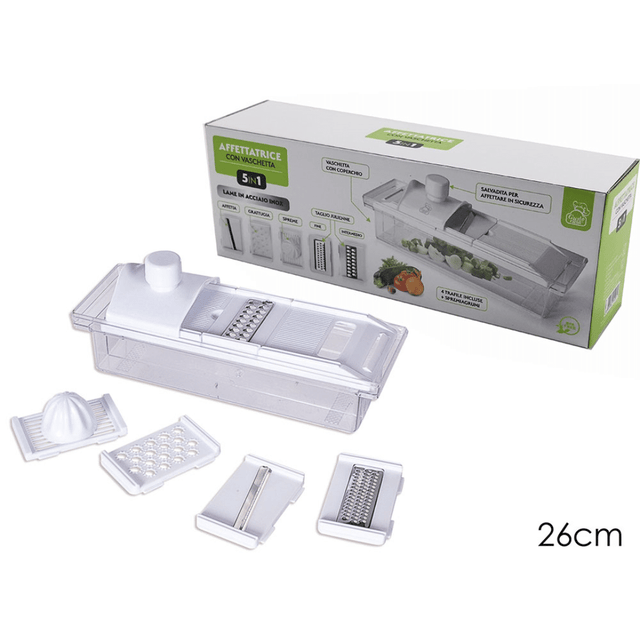 Πολυκόπτης Λαχανικών και Φρούτων Πλαστικός Σετ 6Τεμ. Art.592012 General Trade