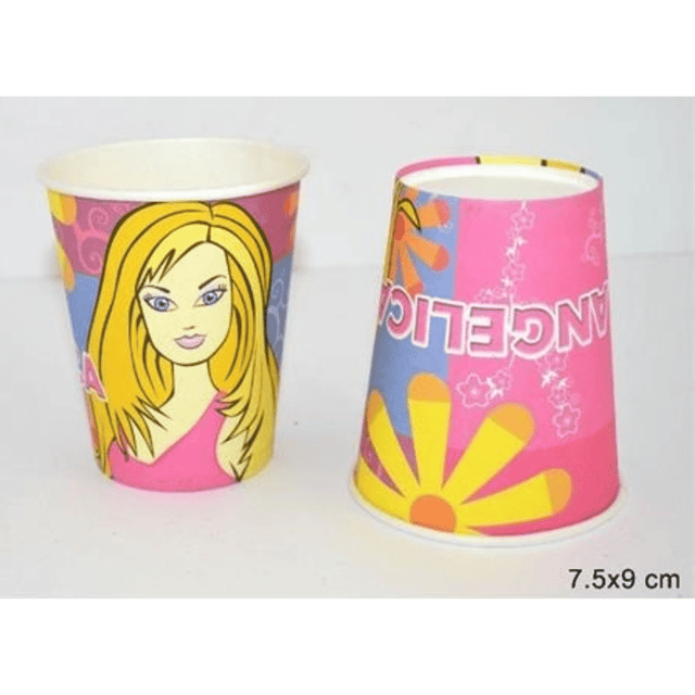 Ποτήρια Χάρτινα Για Πάρτυ Angelika 10τμχ. 9cm Welkhome