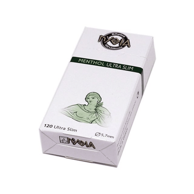 Φιλτράκια Στριφτού Πυθία Ultra Slim Menthol 5.7mm 1τμχ - (120 φιλτράκια)