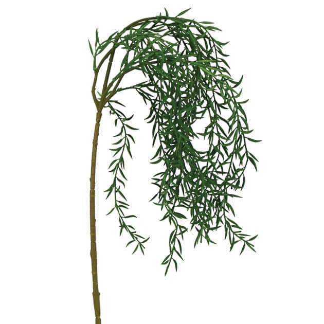 Κρεμαστό Τεχνητό Φυτό Ρίζα Παχύφυτο Μυτερό Φύλλο Πράσινο 20x50/80cm Marhome 00-00-20423-2