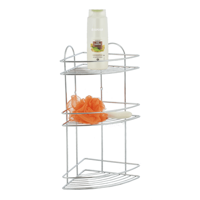 Ραφιέρα Μεταλλική Γωνιακή 3Όροφη 20x20x55cm TnS 04-800-0036