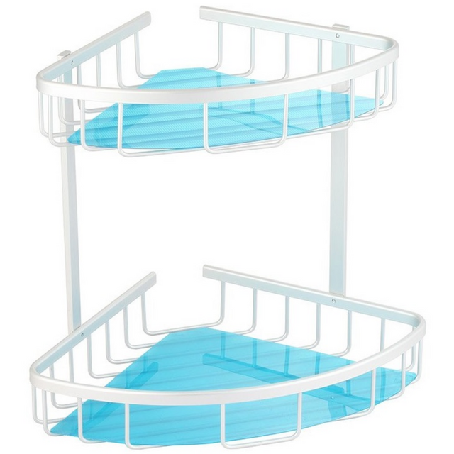 Ραφιέρα Αλουμινίου Γωνιακή 2Όροφη Sidirela Ε-3556