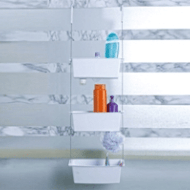 Ραφιέρα Πλαστική με 3 Ράφια Λευκό Χρώμα 95x28,5x10cm TNS 04-800-0042