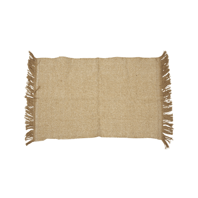 Ριχτάρι Μονοθέσιο Σενίλ Μπεζ 150x180cm TnS 39-958-0436