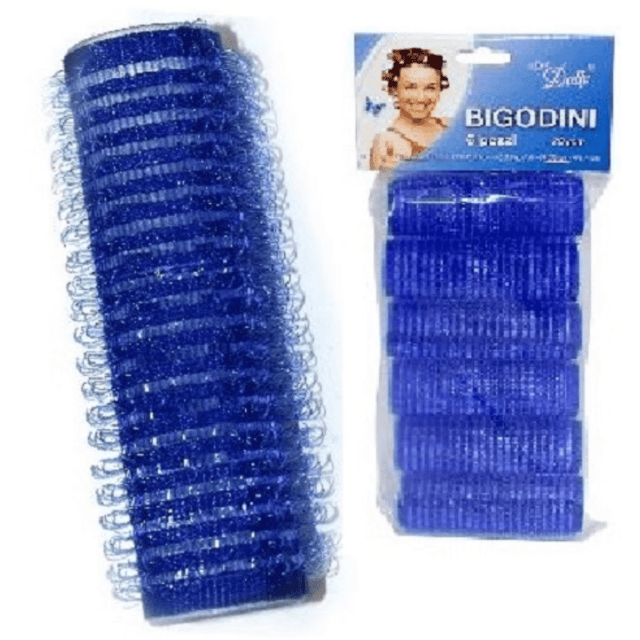 Ρόλεϊ Αυτοκόλλητα Μαλλιών 20mm 6τμχ. Μπλε ART.AL000008 Linea Dolly