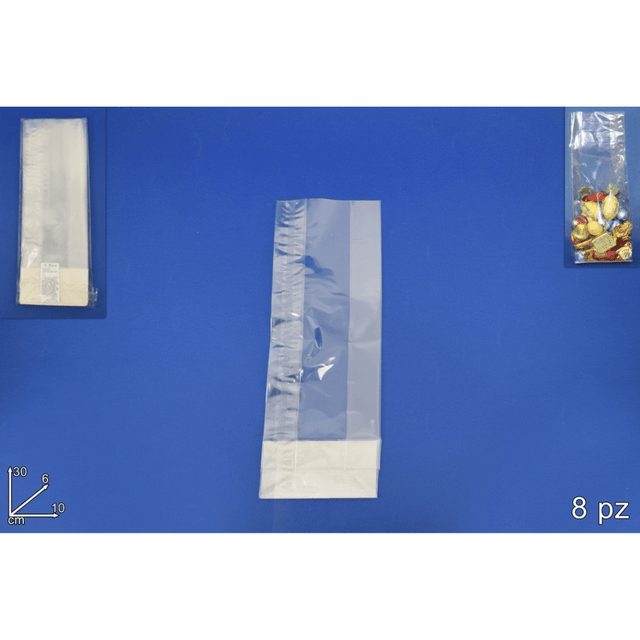 Σακουλάκια Διάφανα 30x6x10cm Σετ 8Tεμ. Welkhome