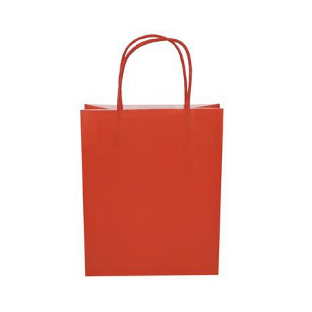 Σακούλα Χάρτινη Δώρου 18x7x14cm Κόκκινη Welkhome