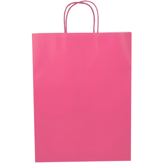 Σακούλα Χάρτινη Δώρου 33x9x25cm Ροζ Welkhome