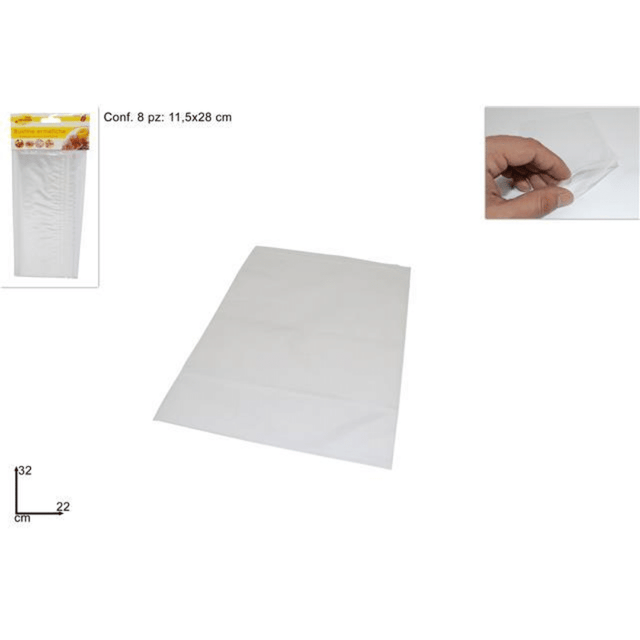Σακούλες Τροφίμων Αεροστεγή Σετ 8Τεμ 22x32cm