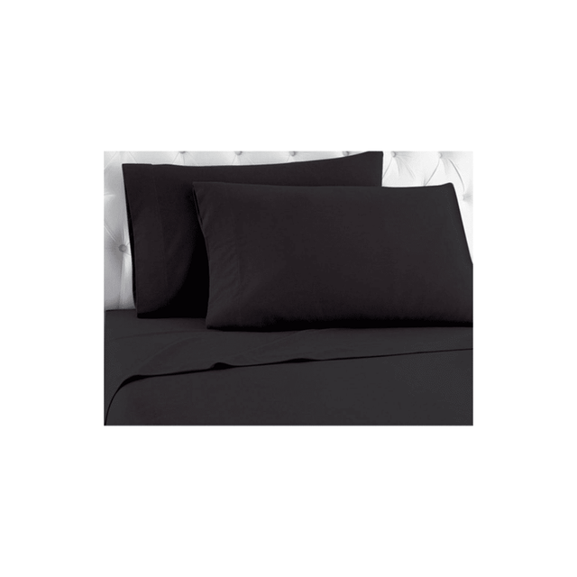 Σεντόνι Υπέρδιπλο 180×200+25cm Μαύρο με Λάστιχο TnS 39-958-0420