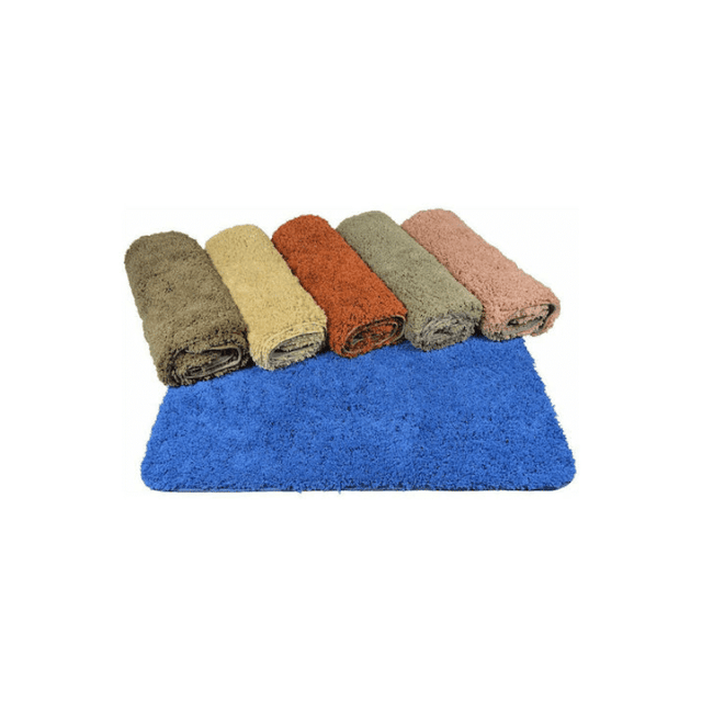 Σετ Πατάκια Μπάνιου 2τμχ 50x80cm + 50x45cm ''SOFT'' E-3226 Sidirela - Καφέ