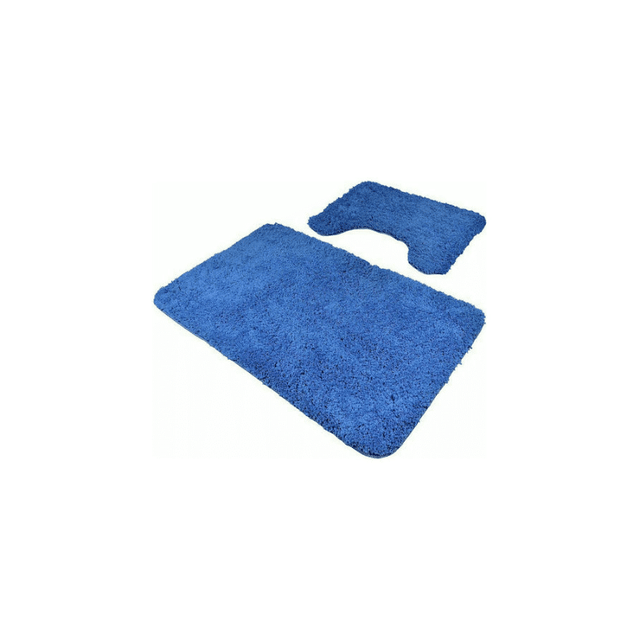 Σετ Πατάκια Μπάνιου 2τμχ 50x80cm + 50x45cm ''SOFT'' E-3226 Sidirela - Καφέ