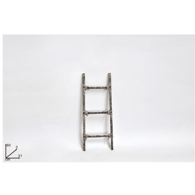 Σκάλα Ξύλινη Διακοσμητική 60x3x31cm Welkhome