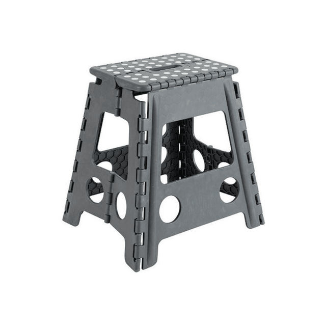 Σκαμπό Πλαστικό Πτυσσόμενο Καφέ 39x30x42εκ. E-1325 Sidirela