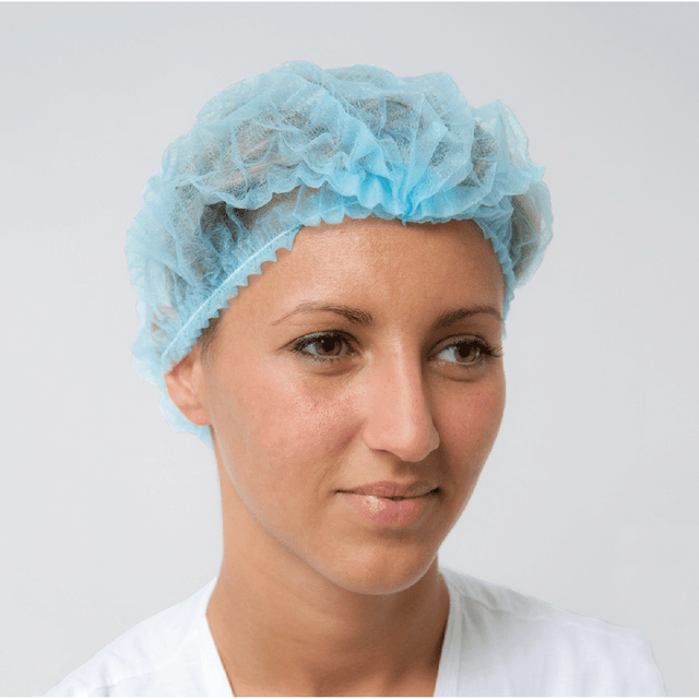 Σκούφος προστασίας μιας χρήσεως μπλε (100 τεμ) 20714