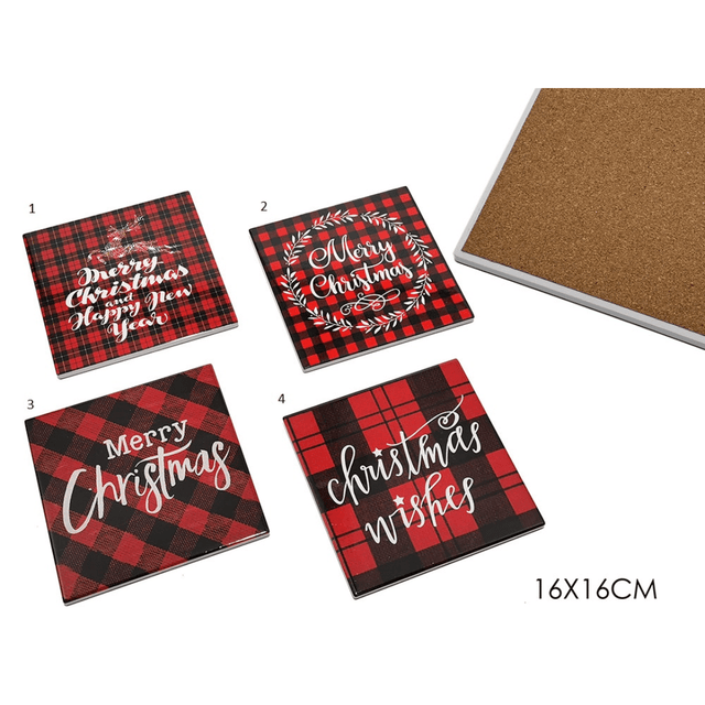 Σουπλά Κατσαρόλας Κεραμικό Χριστουγεννιάτικο 16cm General Trade