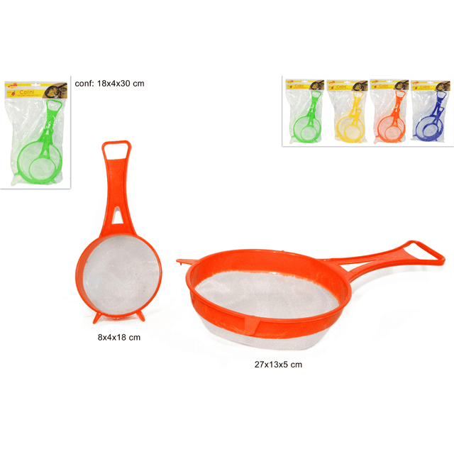 Σουρωτήρι Χειρός Πλαστικά Σετ 2Τεμ. 27x13x5cm ΚΑΙ 18x8x4cm Art.SF609 Welkhome