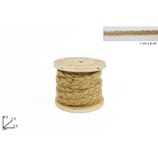 Σπάγγος Κανάβινος Πλεξούδα 1x6mt Welkhome
