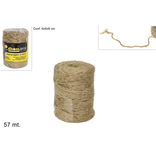 Σπάγγος Σχοινί Σιζάλ (Τριχιά) Κανάβινος 100γρ. 57 Μέτρα Art.J190 Welkhome