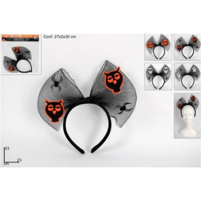 Στέκα Φιόγκος Halloween 27x2x30cm Welkhome