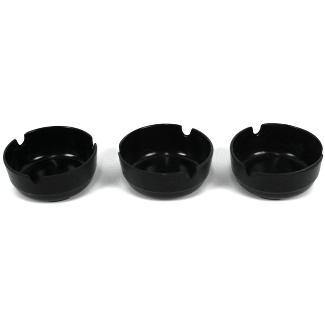 Σταχτοδοχείο Πλαστικό Στρόγγυλο Φ8x3.5cm Σετ 3/τεμ Welkhome