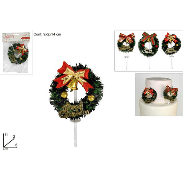 Στεφανάκι Καρφωτό Διακοσμητικό Για Βασιλόπιτα 11x2x6cm ART.S019-09 Welkhome