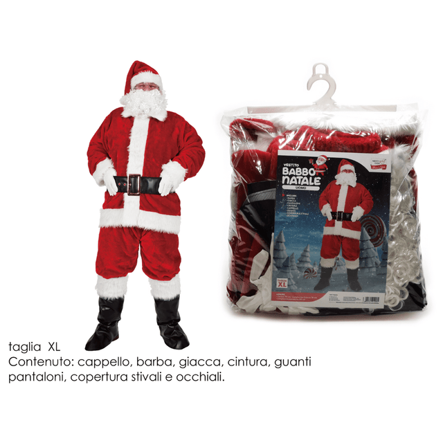 Στολή Άγιου Βασίλη Ενήλικα Χριστουγεννιάτικη XL General Trade