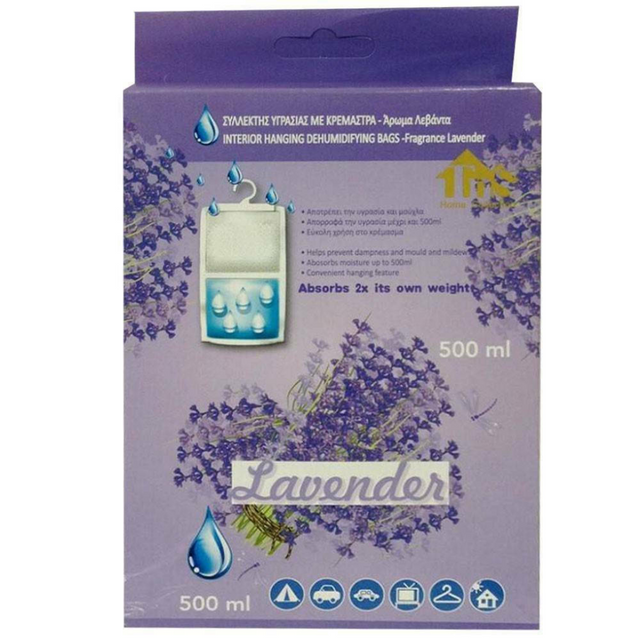 Συλλέκτης Υγρασίας Με Κρεμάστρα Με Άρωμα Λεβάντα 250gr TnS 32-950-0547