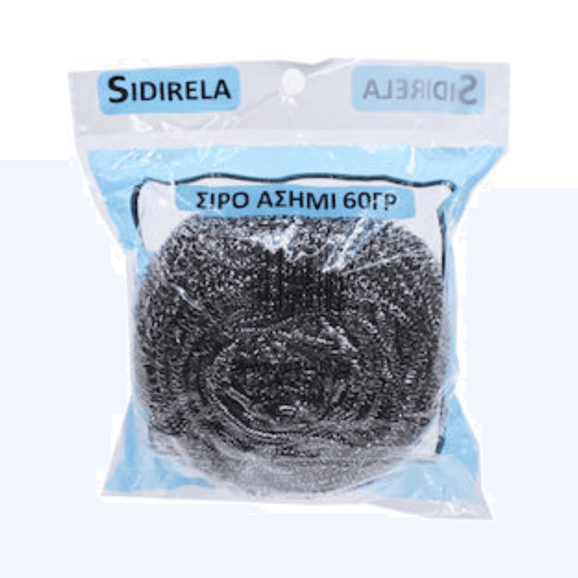 Συρμάτινο Σφουγγαράκι Κουζίνας Σίρο Ανοξείδωτο 60gr Sidirela E-2550