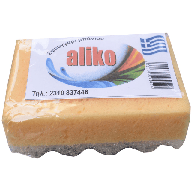 Σφουγγάρι Μπάνιου Διπλής Όψης Ορθογώνιο Aliko 5200103140114