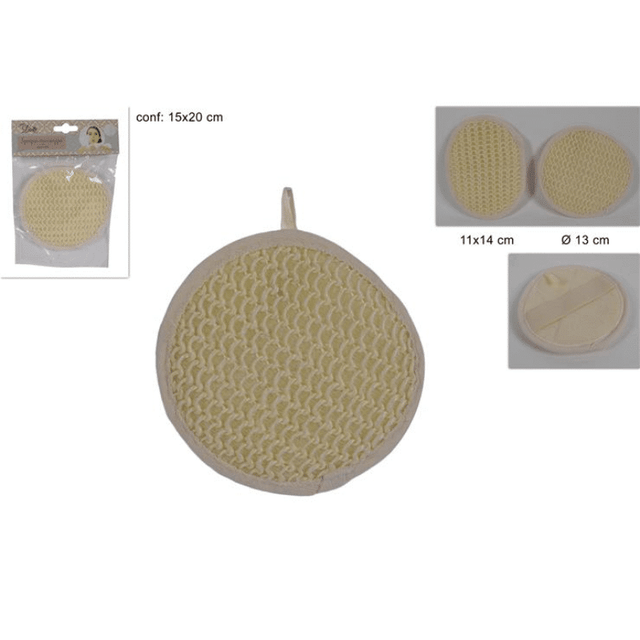 Σφουγγάρι Μπάνιου για Μασάζ Στρόγγυλο 13cm LINEA DOLLY