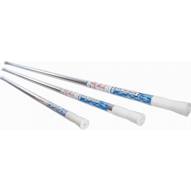 Σωλήνας Κουρτίνας Μπάνιου Πτυσσόμενος INOX 120x220cm Sidirela E-1044