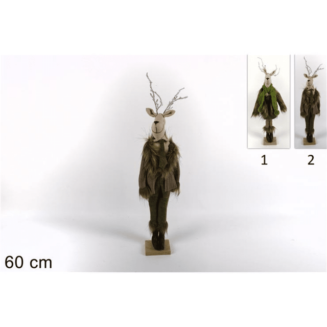 Τάρανδος Υφασμάτινος Όρθιος 60cm Welkhome