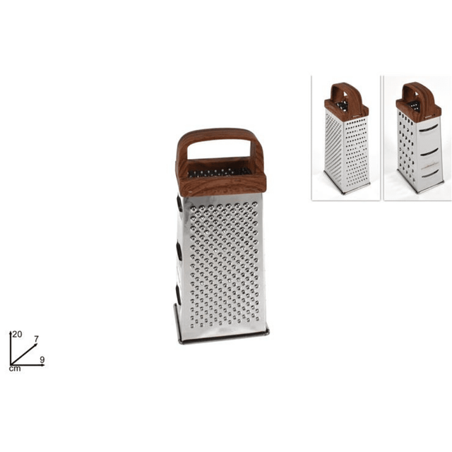 Τρίφτης 4 Πλευρών Μεταλλικός 20x9x7cm Welkhome