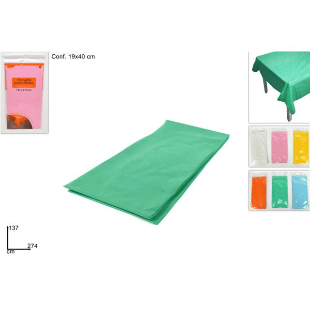 Τραπεζομάντηλο Αδιάβροχο Πλαστικό 274x137cm Welkhome