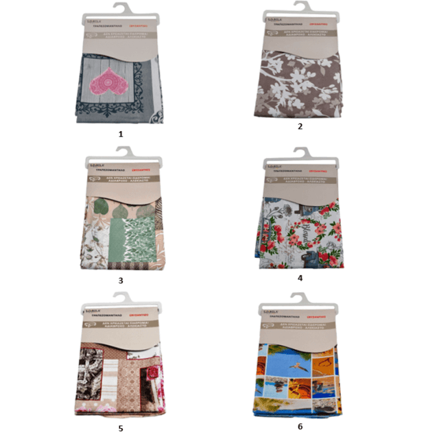 Τραπεζομάντηλο Ορθογώνιο Αλέκιαστο Βυζάντιο 150x220εκ. Sidirela E-1186