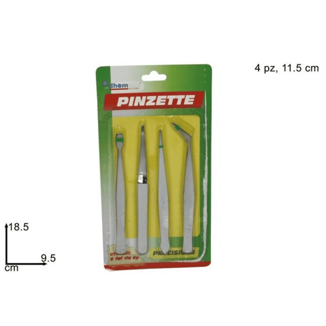 Τσιμπίδες 11,5cm Σετ 4τμχ. Welkhome