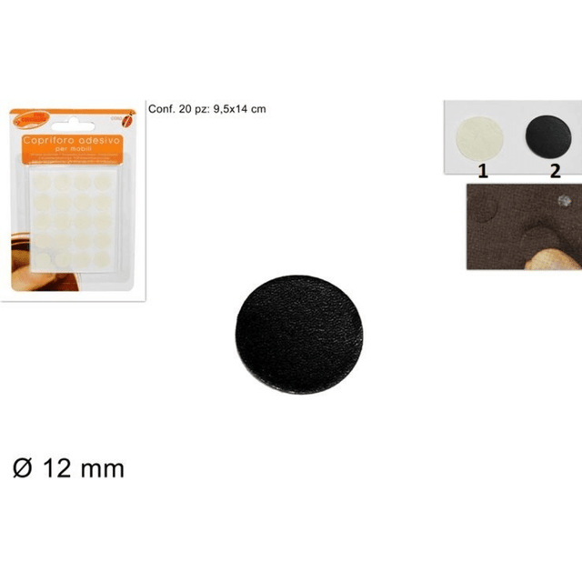 Τσοχάκια Προστατευτικά Επίπλων Στρόγγυλα 20Τεμ 12mm Art.CA005536 Welkhome