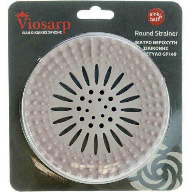 Φίλτρο Νεροχύτη Σιλικόνης Στρόγγυλο Viosarp GP140