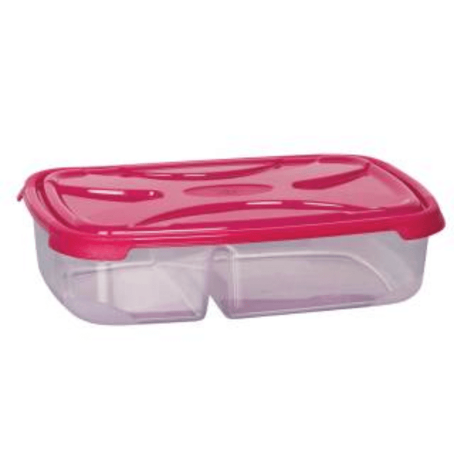 Φαγητοδοχείο Πλαστικό Ορθογώνιο 2 Θέσεων 0.5+0,3lit Cyclops 003301866