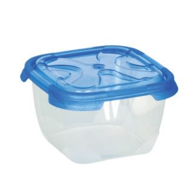 Φαγητοδοχείο Πλαστικό Τετράγωνο 400ml Cyclops 003301867 - Μπλέ