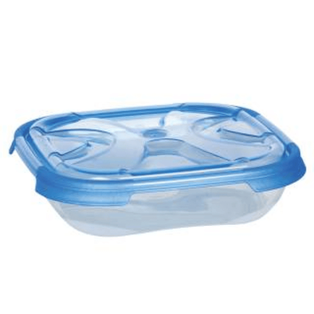 Φαγητοδοχείο Πλαστικό Τετράγωνο 550ml Cyclops 003301872 - Μπλέ