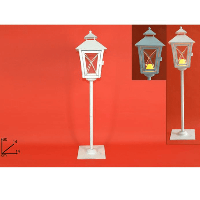 Φανάρι Μεταλλικό 60x14x14cm ART.WA1103/White Welkhome