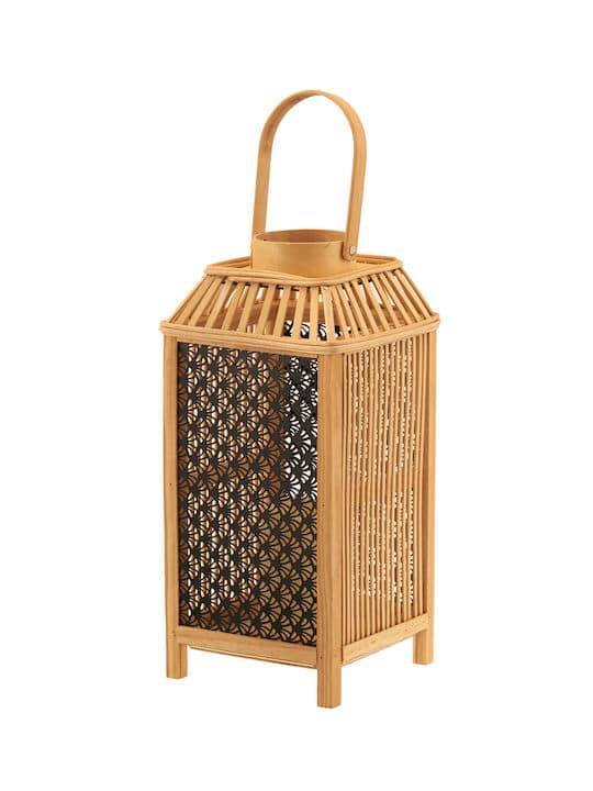 Φανάρι Led Με Μπαταρία 19x40cm Bamboo TnS 05-950-3026