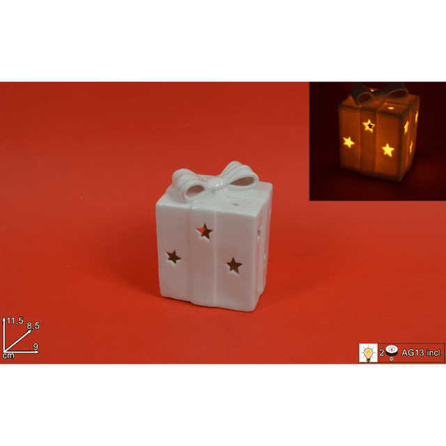 Φανάρι Με Μπαταρία 11,5x8,5x9cm Art.JN15225 Welkhome