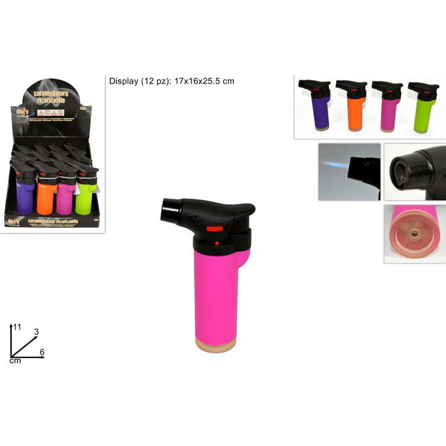 Φλόγιστρο Υγραερίου με Ανάφλεξη 11x3x6 cm Welkhome