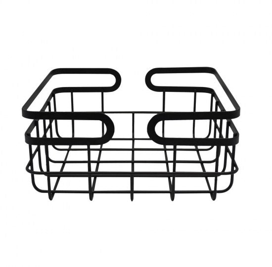 Φρουτιέρα Μεταλλική Μαύρη 26x26x12cm ANKOR