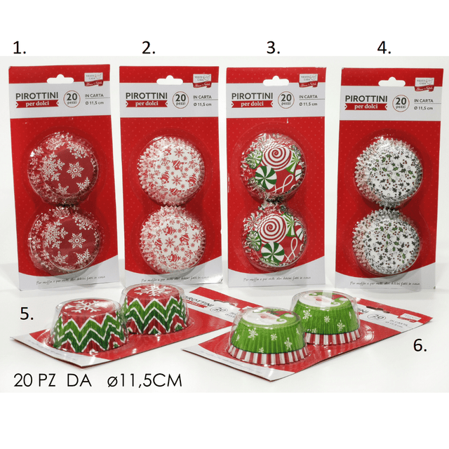 Φόρμα Cupcakes/Muffins Σχέδιο 20τεμ 11.5cm 586967 Vesti Casa