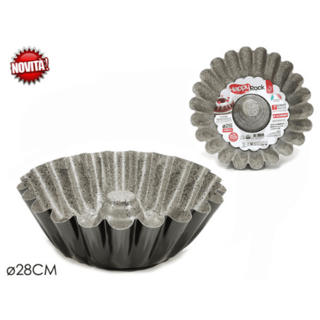 Φόρμα Κέικ Μαργαρίτα Αλουμινίου Αντικολλητική h8 x 28cm General Trade